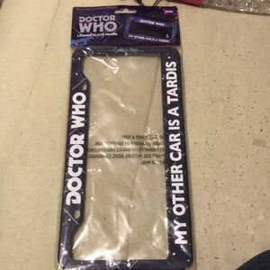 Doctor Who License Plate Frame